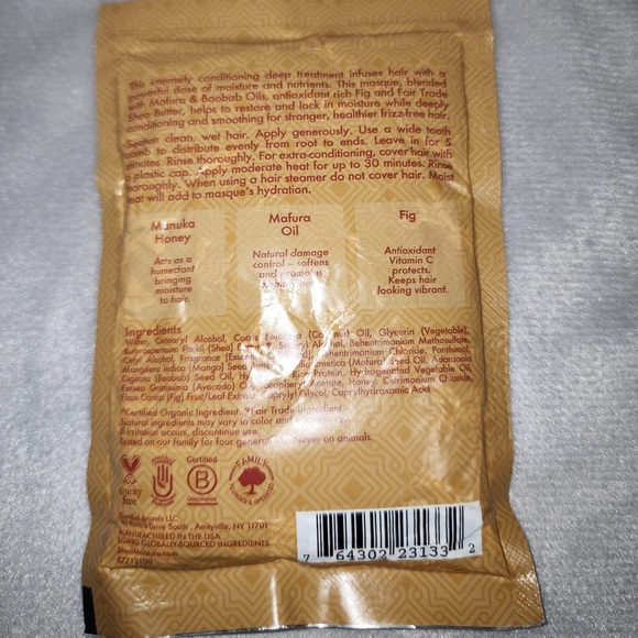 Shea Moisture Manuka Honey & Mafura Oil Intensive Hydration Treatmet Masque 6 pk - Picture 3 of 4